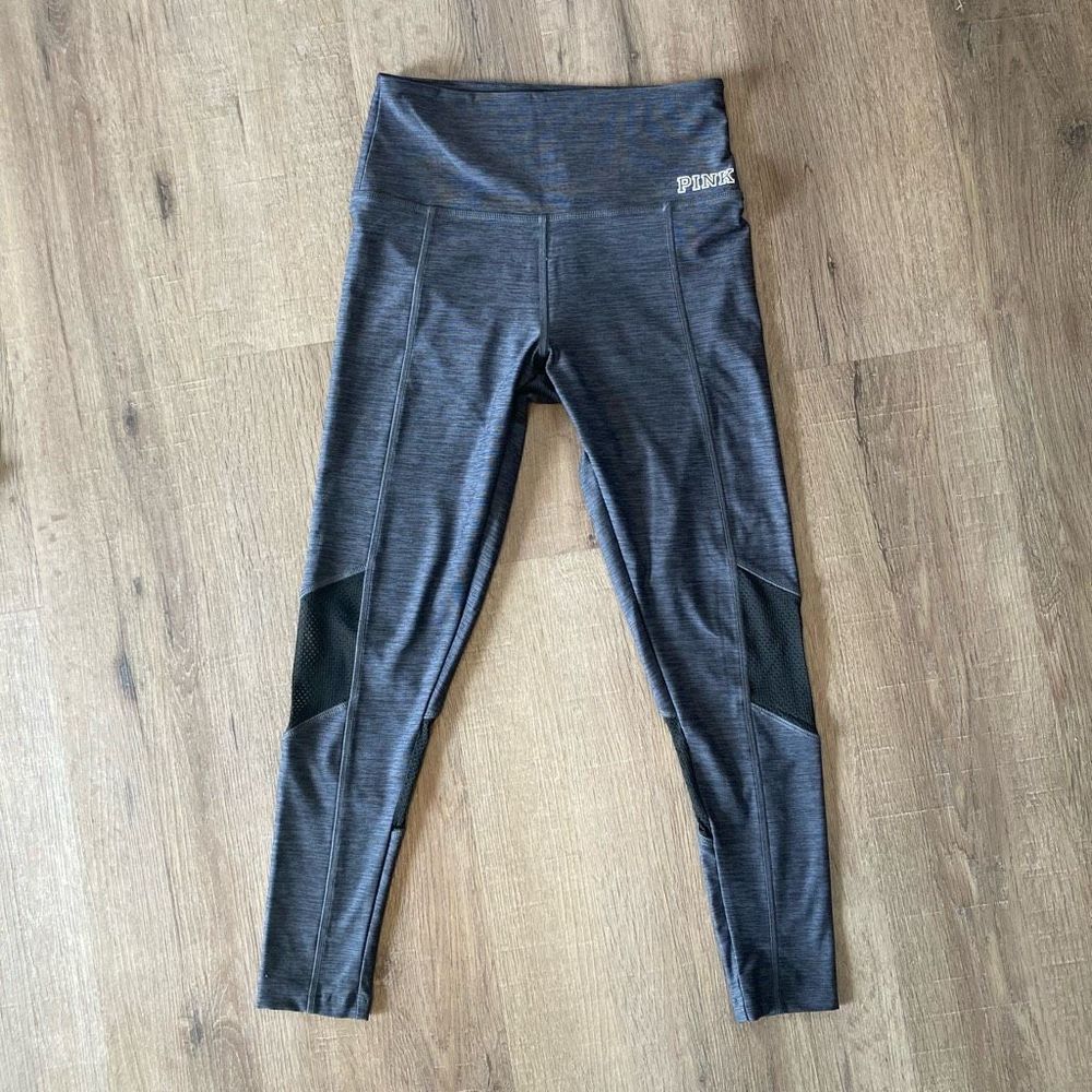 Pink Ultimate Gray Leggings S EUC